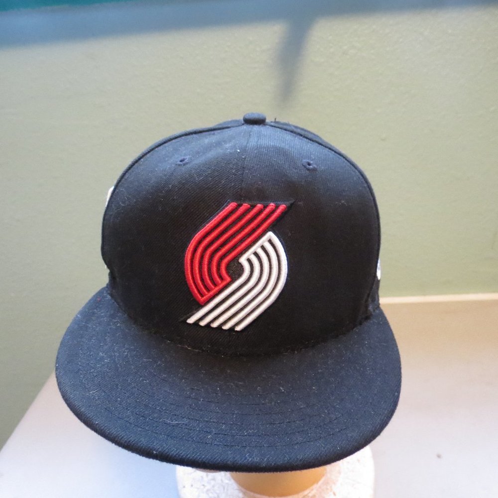 Portland Trail Blazers Hat Cap Black NBA Basketball with Extra Patches